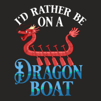 Dragon Boat Racing Festival Paddle Chinese Boating T Shirt Ladies Fitted T-shirt | Artistshot