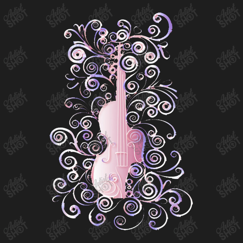 Violin Music Musical Instrument Violin Flourish Classic T-shirt by liburdowu | Artistshot