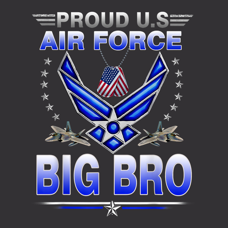 Air Force Proud Us Air Force Proud Big Bro Proud Air Force T Shirt Vintage Short by lelalucin | Artistshot