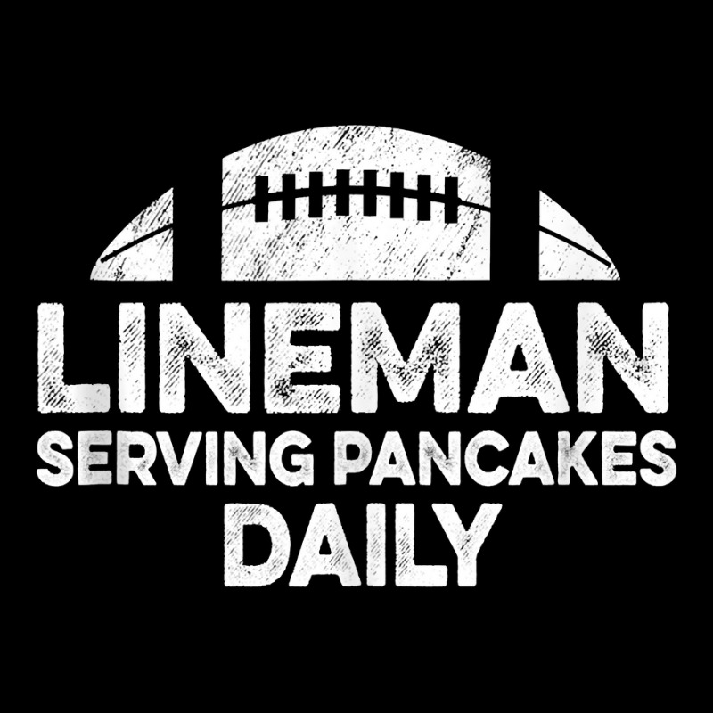 Mens Lineman Serving Pancakes Daily Football Offensive Lineman Tank To Men's 3/4 Sleeve Pajama Set | Artistshot