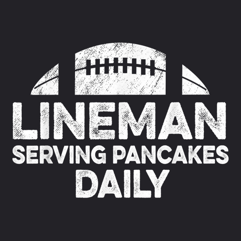 Mens Lineman Serving Pancakes Daily Football Offensive Lineman T Shirt Youth Tee | Artistshot