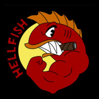 The Flying Hellfish V-neck Tee | Artistshot