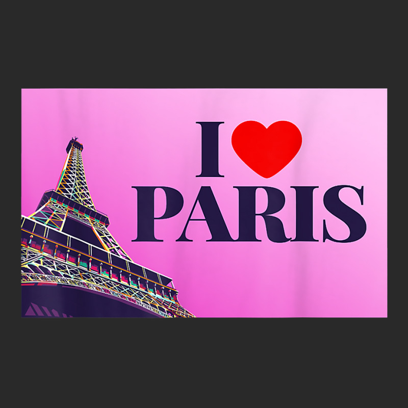 I Love Paris, Lovely Paris France Eiffel Tower Illustration T Shirt Printed hat by kasaqcsegurc | Artistshot