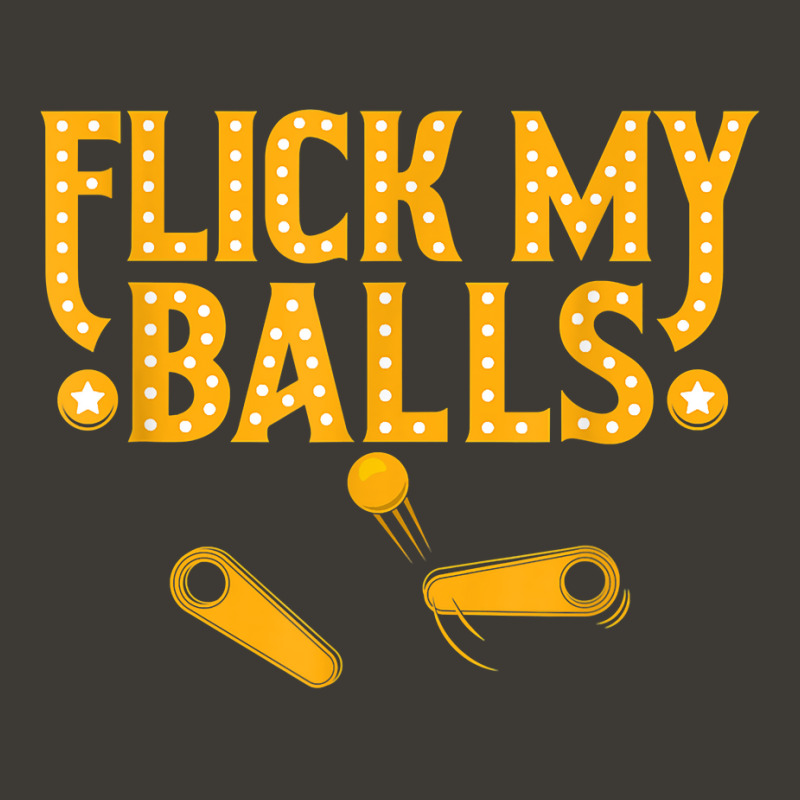 Flick My Balls   Retro Vintage Multiball Pinball Arcade Game T Shirt Bucket Hat by harmanyuan | Artistshot