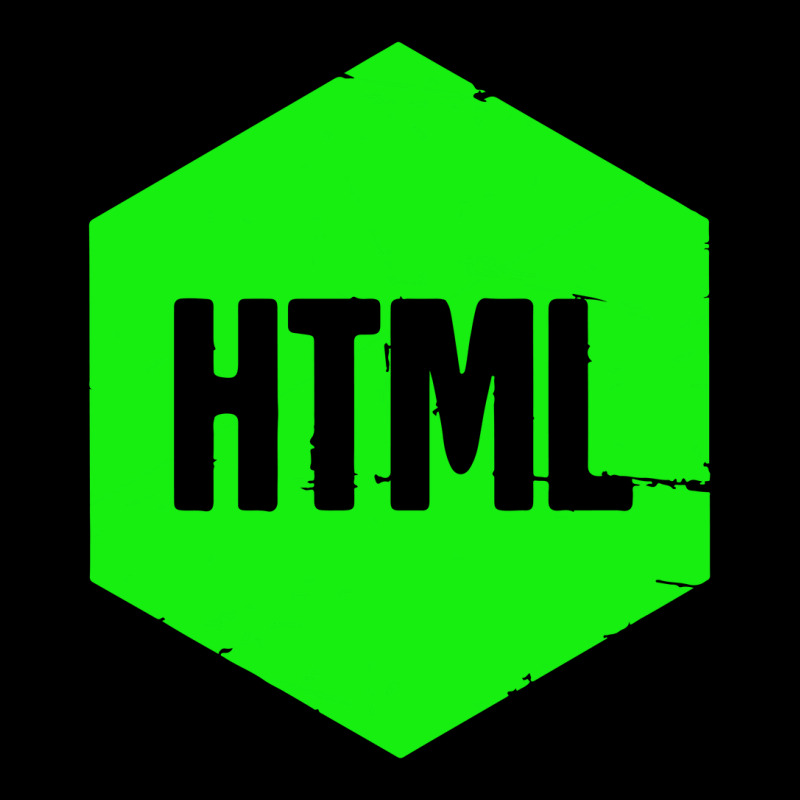 Retro Html Programming Language Icon1 01 Cropped Hoodie by yoyoh | Artistshot