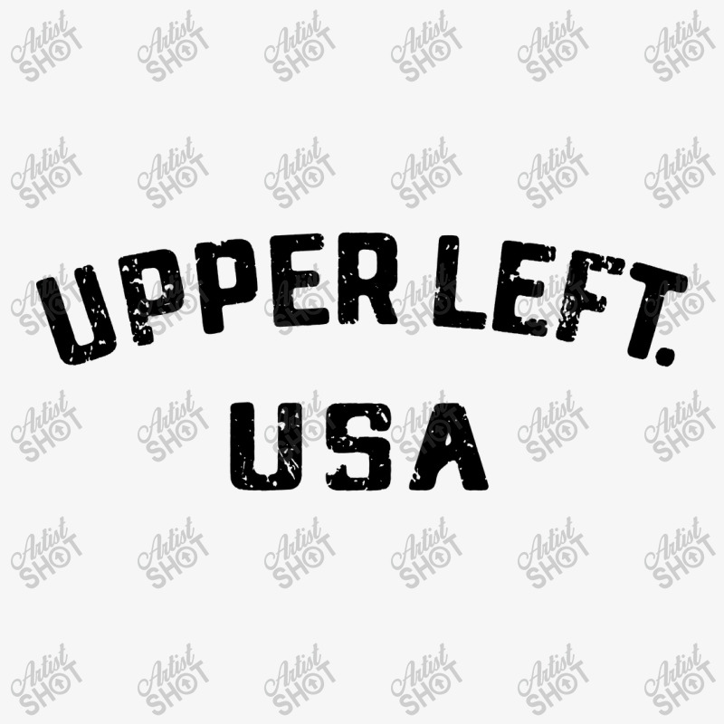 Upper Left Usa Ladies Fitted T-Shirt by ShopYes | Artistshot