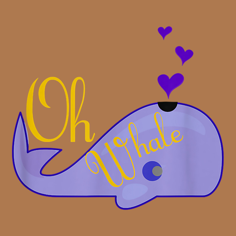 Funny Oh Whale Shirt For Marine Mammal Lovers  Purple Vintage Short by lelalucin | Artistshot