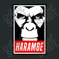 Harambe Obey Women's Triblend Scoop T-shirt | Artistshot