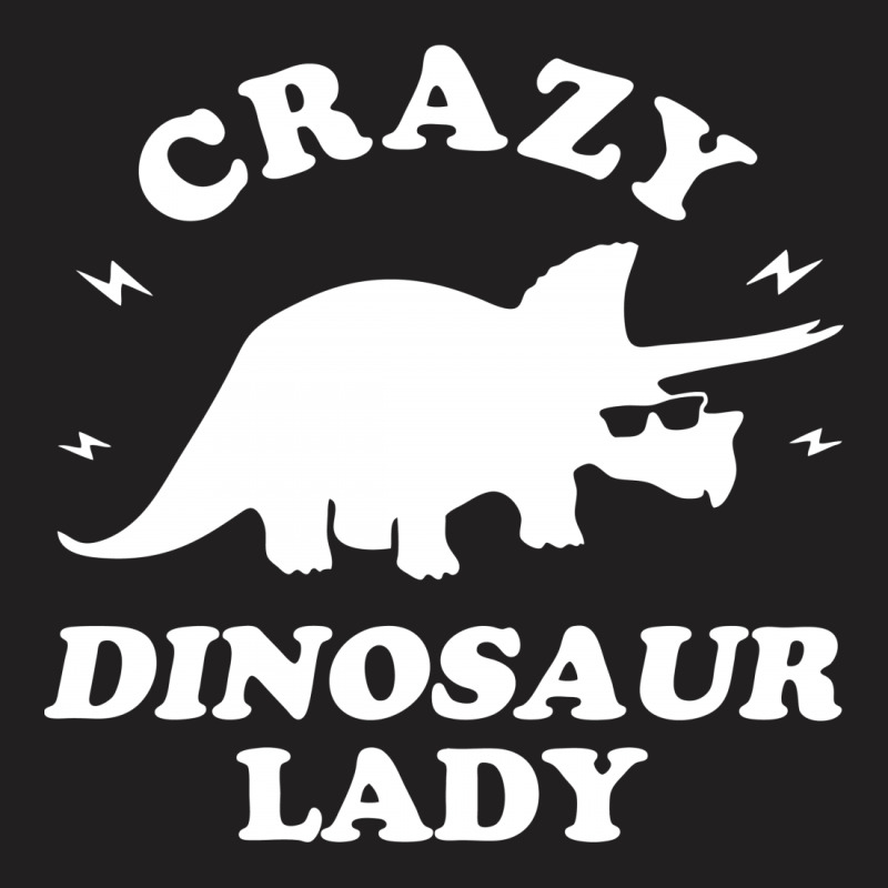 Crazy Dinosaur Lady T-shirt | Artistshot