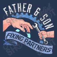 Mechanic Father And Son Father's Day Diesel Mechanic Dad Lad Matching Men Denim Jacket | Artistshot