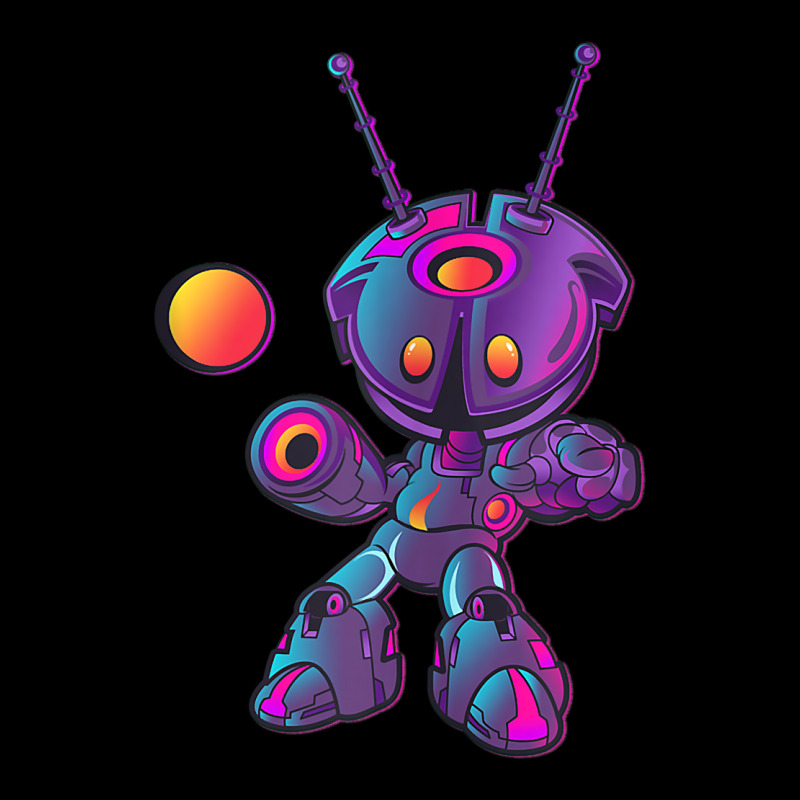 Cute Futuristic Gradient Robot Character Tank Top Long Sleeve Shirts by corni3t6 | Artistshot