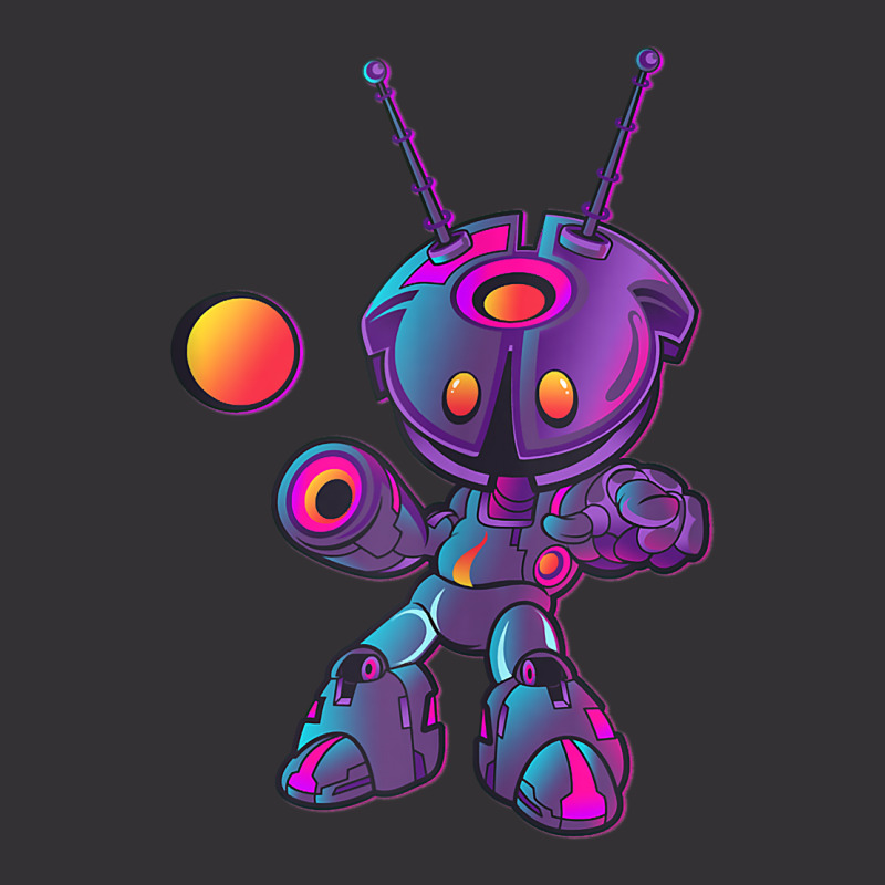 Cute Futuristic Gradient Robot Character Tank Top Vintage Hoodie by corni3t6 | Artistshot