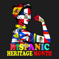 National Hispanic Heritage Month Proud Dominica Latino Women T Shirt Classic T-shirt | Artistshot