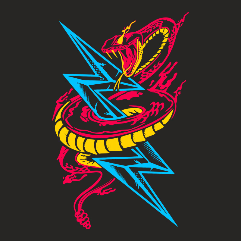 Lightning Serpent Ladies Fitted T-Shirt by marla_arts | Artistshot