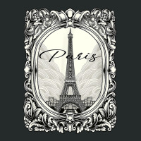 Lovely Vintage Retro Paris France Eiffel Tower Illustration T Shirt Women's Triblend Scoop T-shirt | Artistshot