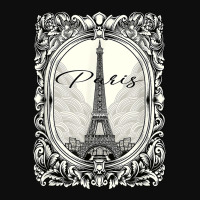 Lovely Vintage Retro Paris France Eiffel Tower Illustration T Shirt Crop Top | Artistshot