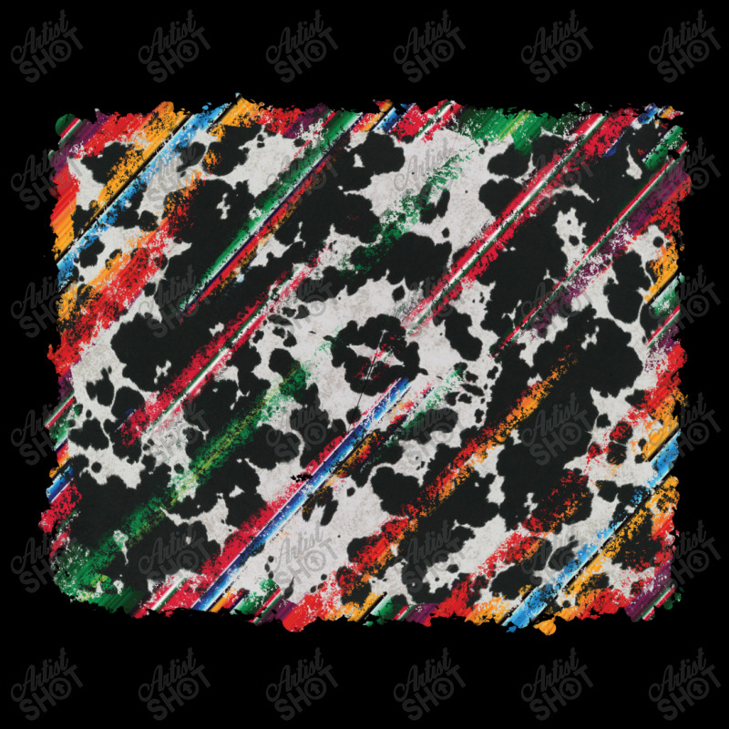 Cowhide And Serape Background Legging | Artistshot