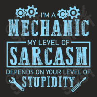 Mechanic Auto Mechanic Level Of Sarcasm Funny Car Mechanic For Ladies Fitted T-shirt | Artistshot