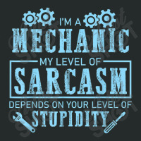 Mechanic Auto Mechanic Level Of Sarcasm Funny Car Mechanic For Women's Triblend Scoop T-shirt | Artistshot