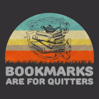 Book Reader Funny Bookmarks Are For Quitters Design 312 Booked Books R Vintage Short | Artistshot