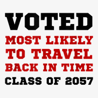 Voted Time Travel Funny T Shirt T Shirt Ladies Fitted T-shirt | Artistshot