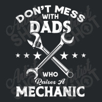 Mechanic Dads Who Raises A Mechanic Mechanic Dad 806 Crewneck Sweatshirt | Artistshot