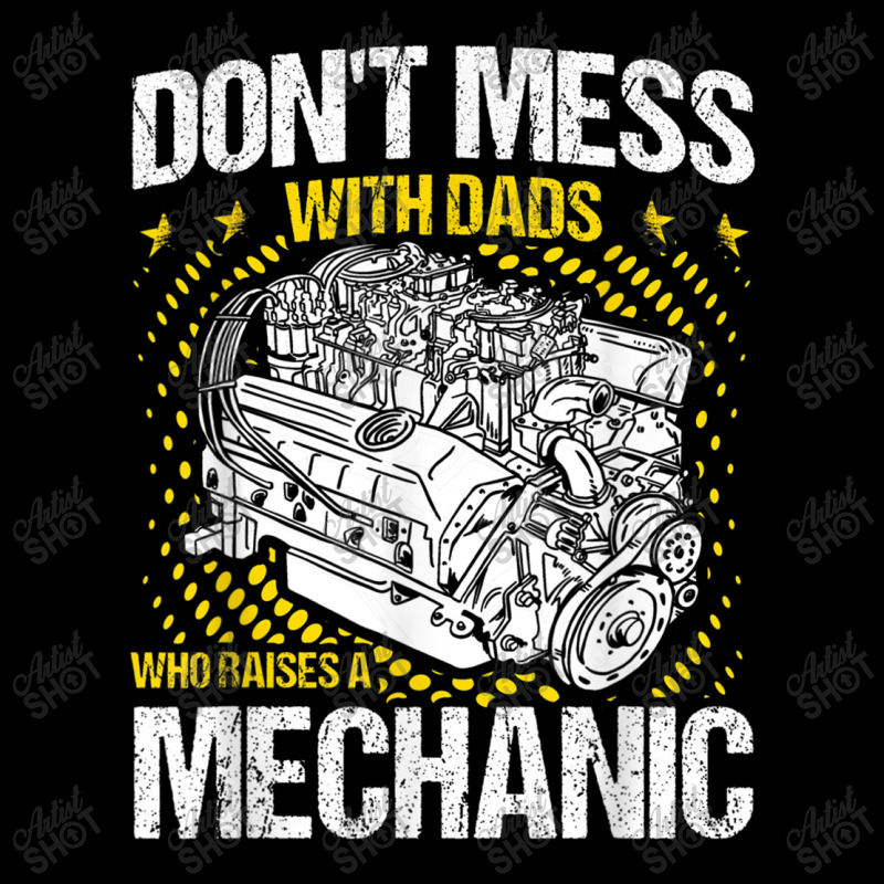 Mechanic Dads Who Raises A Mechanic Mechanic Dad Toddler Sweatshirt | Artistshot