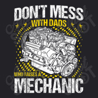 Mechanic Dads Who Raises A Mechanic Mechanic Dad Youth Tee | Artistshot