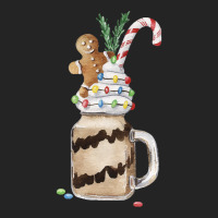 Gingerbread Man Candy Monstershake T  Shirt Christmas Gingerbread Choc 3/4 Sleeve Shirt | Artistshot