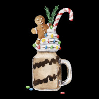 Gingerbread Man Candy Monstershake T  Shirt Christmas Gingerbread Choc Youth Zipper Hoodie | Artistshot