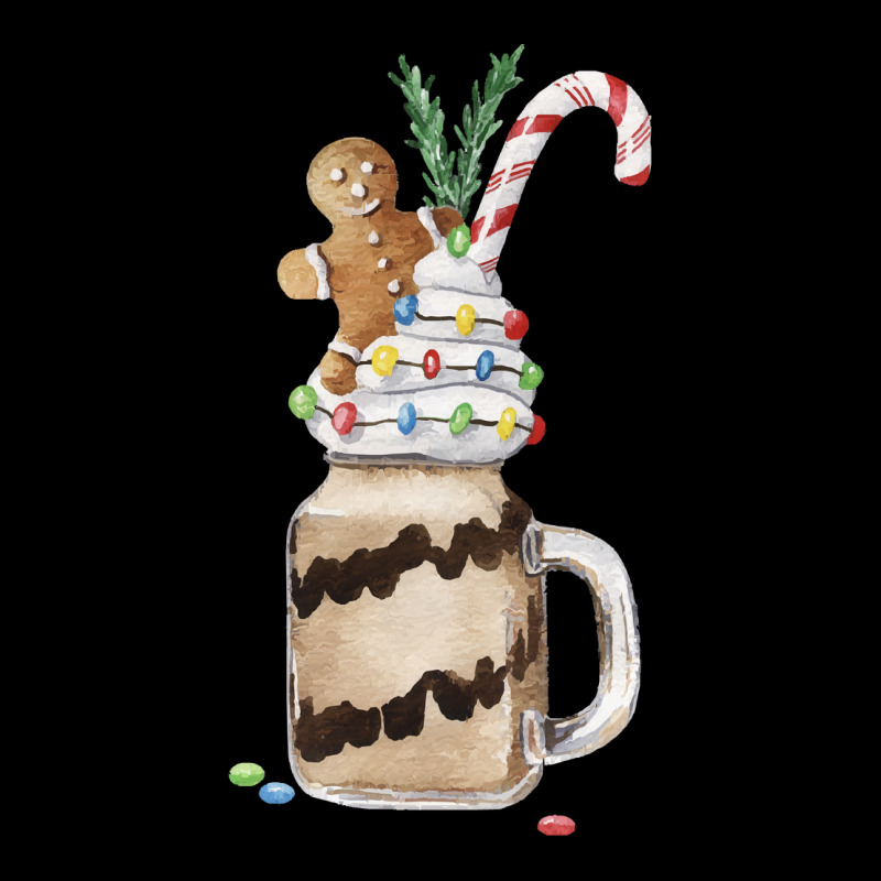 Gingerbread Man Candy Monstershake T  Shirt Christmas Gingerbread Choc Fleece Short by salesmanhuh | Artistshot