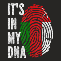 It's In My Dna Oman Flag Funny Omani T Shirt Ladies Fitted T-shirt | Artistshot