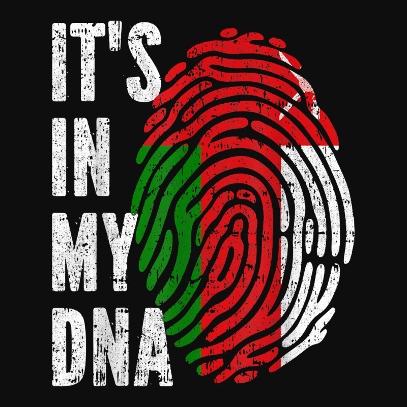 It's In My Dna Oman Flag Funny Omani T Shirt Crop Top by caroldian | Artistshot