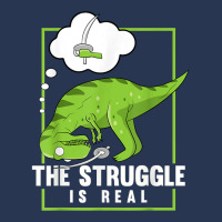 The Struggle Is Real Sword Fighting Dinosaur Fencer Fencing T Shirt Ladies Denim Jacket | Artistshot