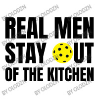 Real Men Stay Out Of The Kitchen - Funny Pickleball Men's T-shirt Pajama Set | Artistshot