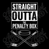 Hockey Straight Outta The Penalty Box Adjustable Cap | Artistshot