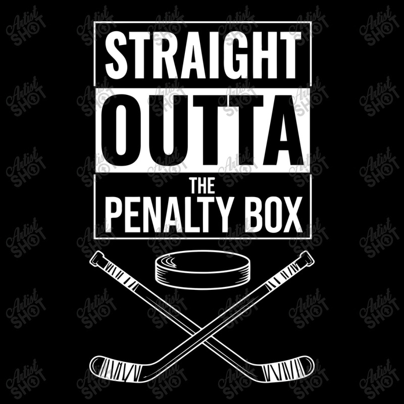 Hockey Straight Outta The Penalty Box Adjustable Cap by putridayanah | Artistshot