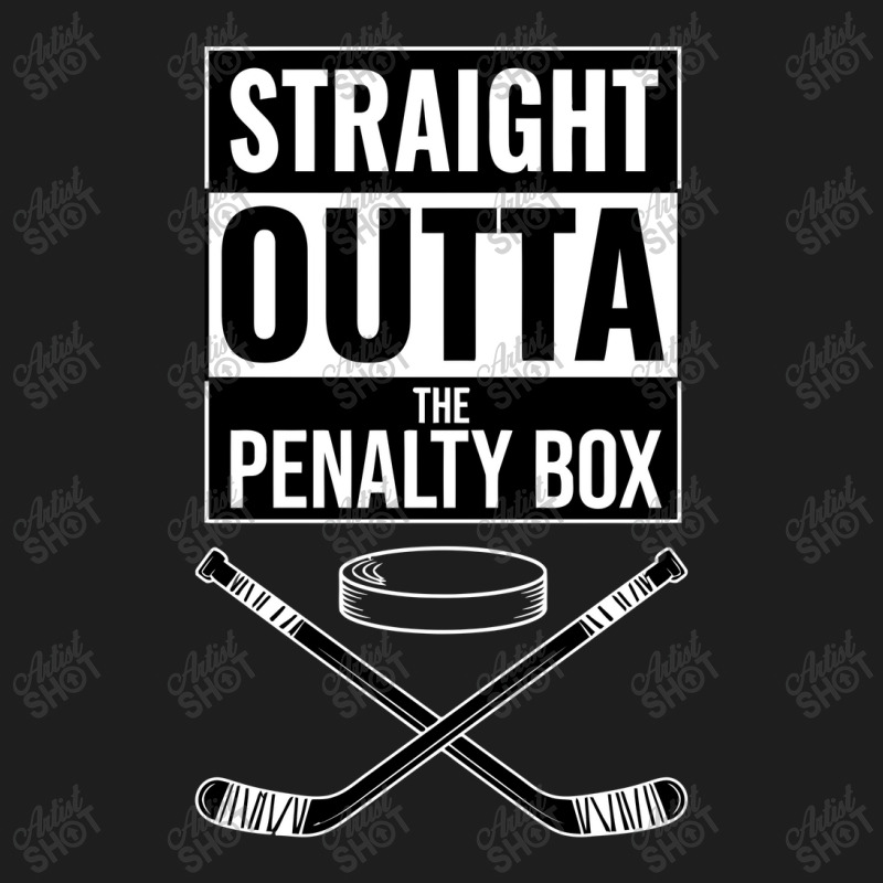 Hockey Straight Outta The Penalty Box Classic T-shirt by putridayanah | Artistshot