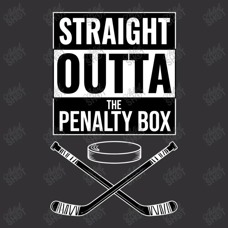 Hockey Straight Outta The Penalty Box Vintage Hoodie by putridayanah | Artistshot