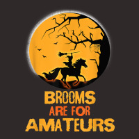 Horse Brooms Are For Amateurs Funny Halloween Horse Lover Racerback Tank | Artistshot