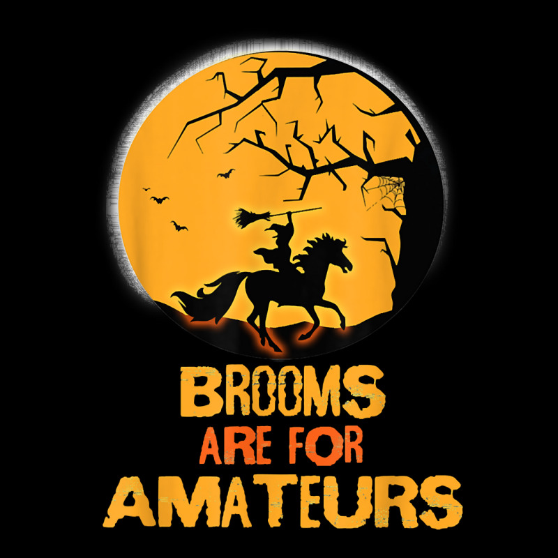 Horse Brooms Are For Amateurs Funny Halloween Horse Lover Women's V-Neck T-Shirt by coolquirrell | Artistshot