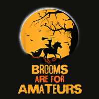 Horse Brooms Are For Amateurs Funny Halloween Horse Lover Scorecard Crop Tee | Artistshot