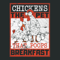 Chicken Chick Vintage Chickens The Pet That Pops Breakfast Chicken 70 Women's Triblend Scoop T-shirt | Artistshot