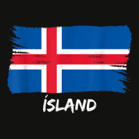 Icelandic Flag Iceland Team Fan T Shirt Scorecard Crop Tee | Artistshot