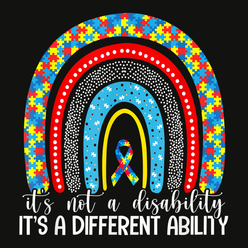 It's Not A Disability It's A Different Ability   Kindness T Shirt Scorecard Crop Tee by johnjosephmenk | Artistshot