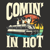 Comin In Hot   Funny Pontoon Boat Pontooning Party Boat T Shirt Champion Hoodie | Artistshot