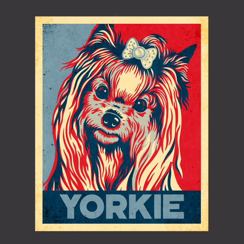 Dog Funny Yorkshire Terrier Lover Propaganda Poster Style Dog Paw Paw Ladies Curvy T-Shirt by pester | Artistshot