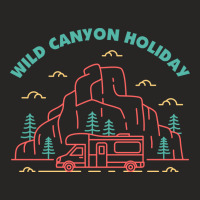 Wild Canyon Holiday Ladies Fitted T-shirt | Artistshot