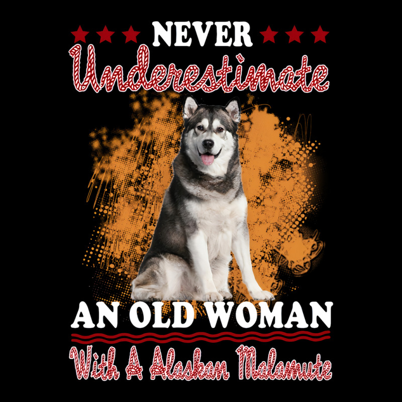 Dog Never Underestimate And Old Man With A Alaskan Malamute Puppy Pet Fleece Short | Artistshot