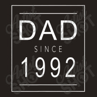 Dad Since 1992 92 Aesthetic Promoted To Daddy Father Tank Top | Artistshot